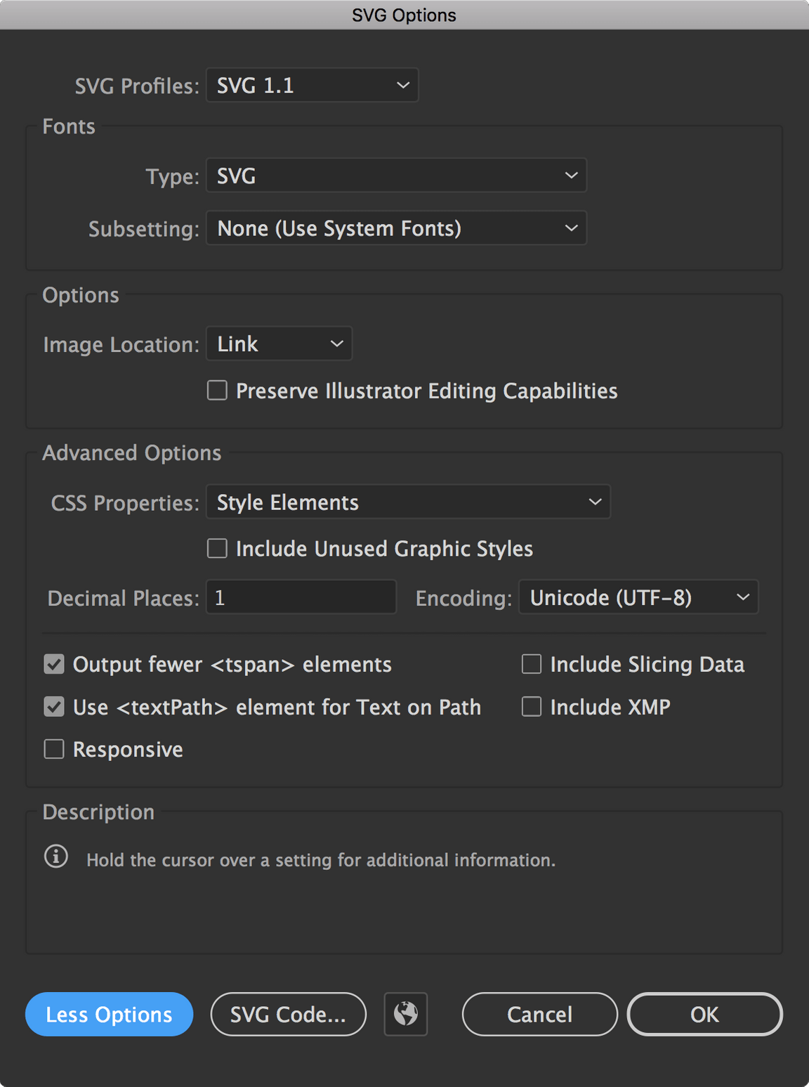 AI settings screenshot AI settings screenshot